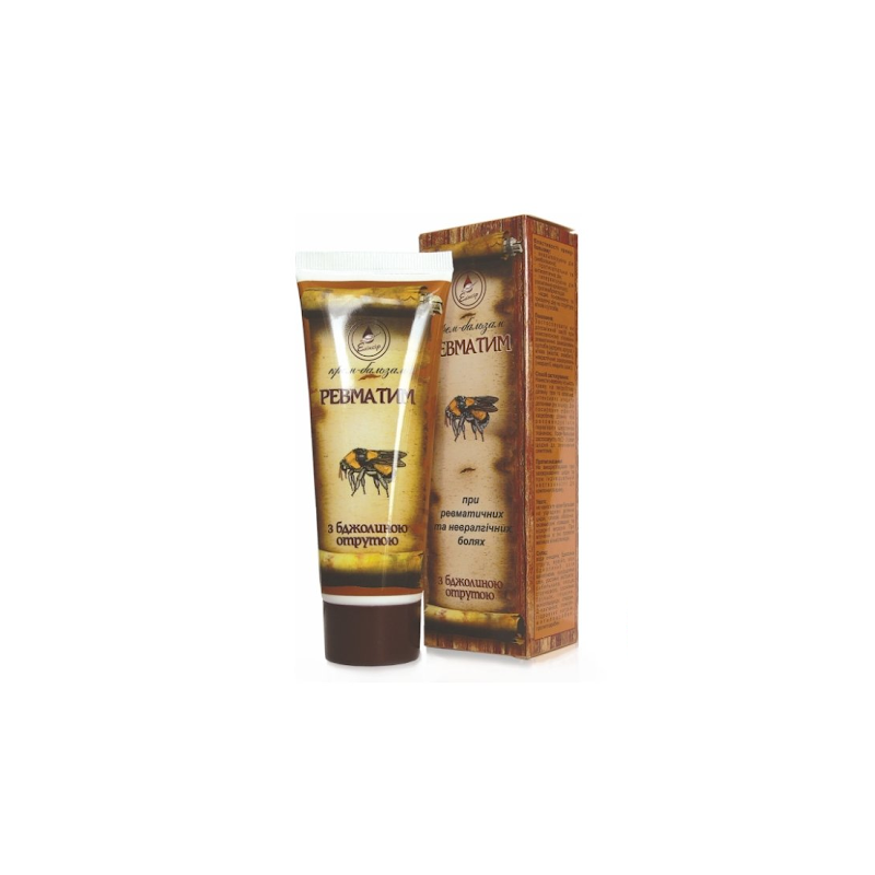 Krém s včelím jedom "Revmatim," 75ml - Eliksir