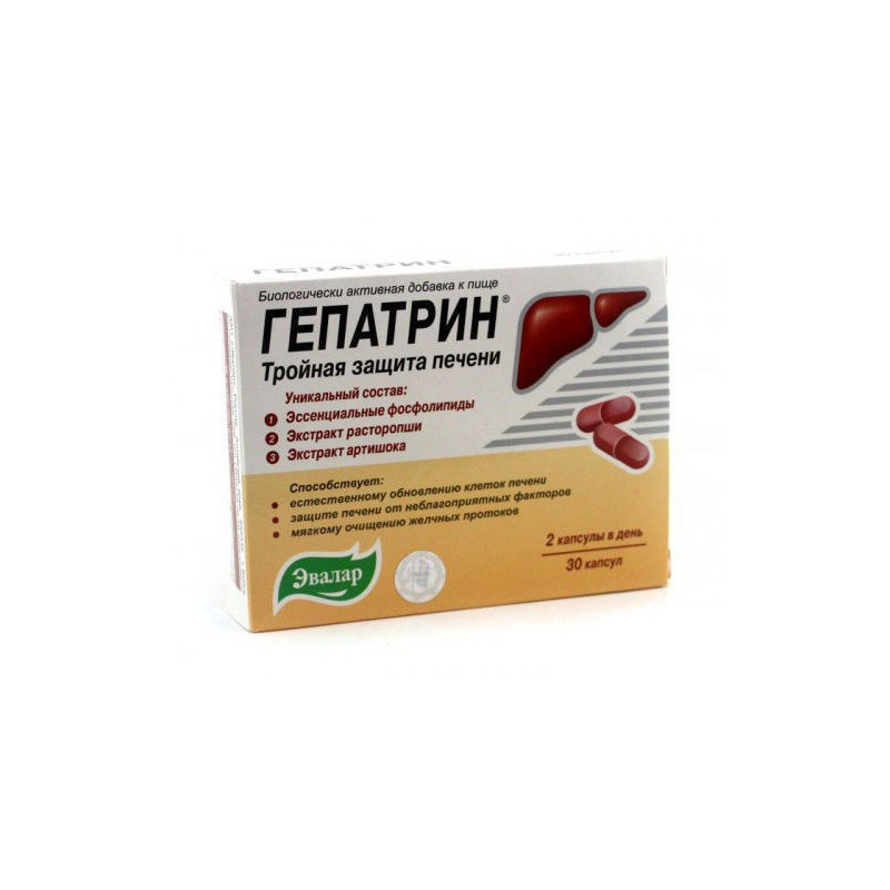 Hepatrin ( na pečeň ), 30 tab. - EVALAR