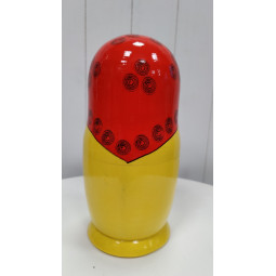 Matrioška "Krasotinka" stredná 18cm - 5ks