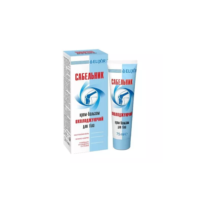 Sabelnik chladivý krém  balzam, 75 ml - Eliksir
