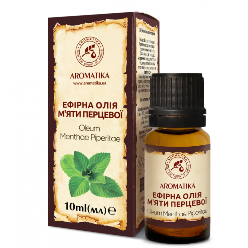 Mäta prieporná esenciálny olej, 10ml - AROMATIKA