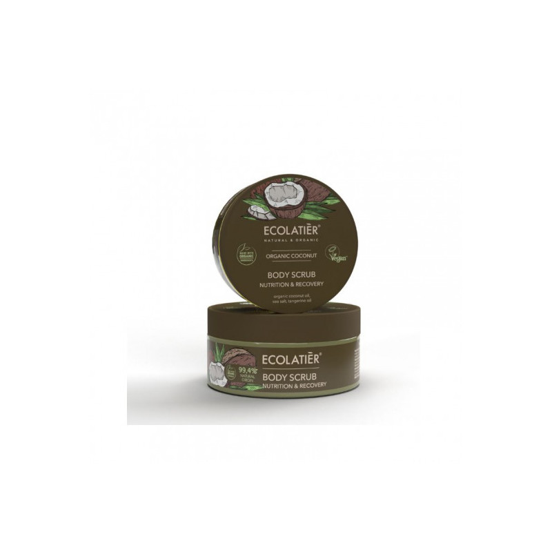 Telový peeling vyživujúci a regeneračný kokos, 300g - EcoLatier