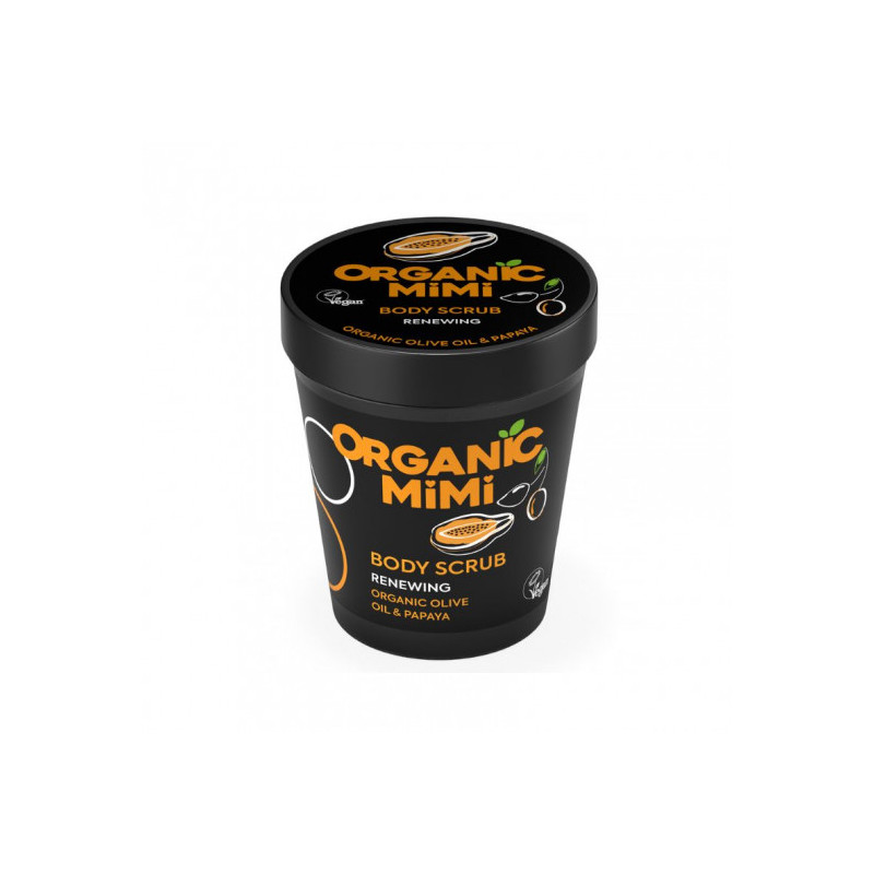 Telový peeling oliva a papája, 200ml - ORGANIC MIMI