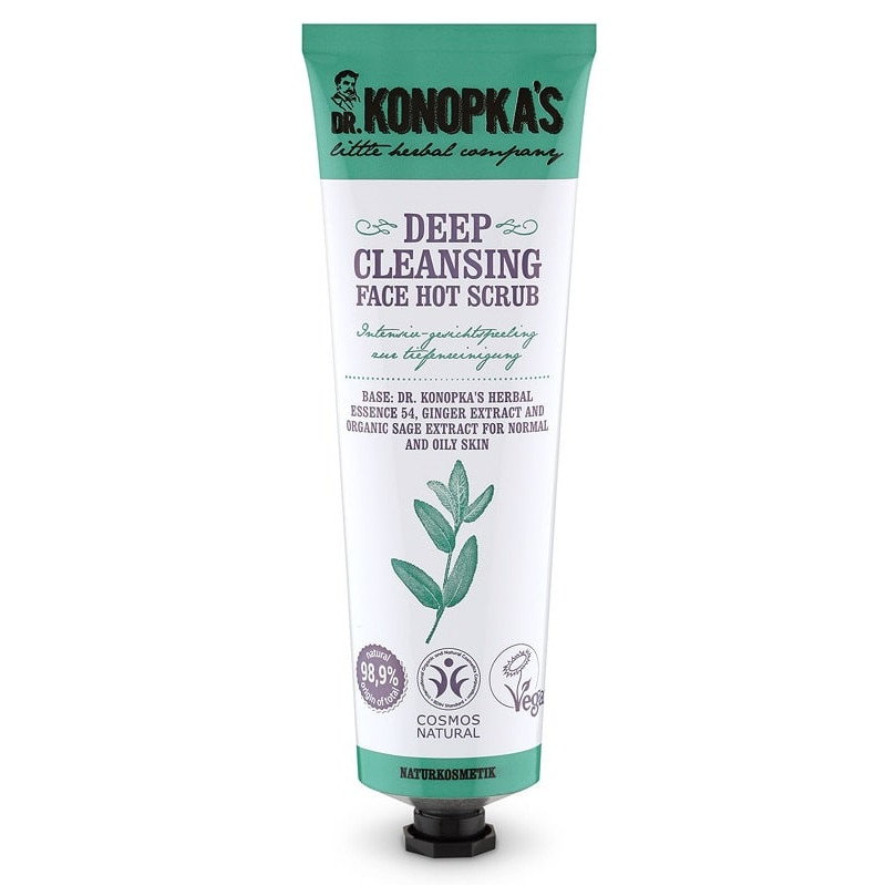 Pleťový peeling teplý hĺbkovo čistiaci , 75ml - DR. KONOPKA