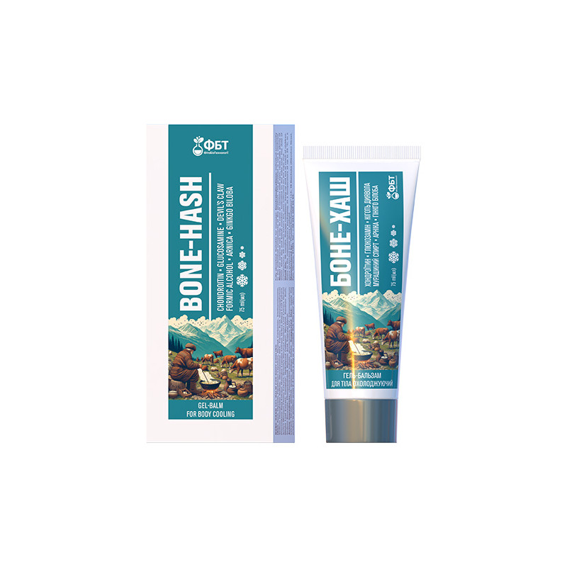 Bone Hash chladivý telový balzam ( kĺby ), 75ml - FBT