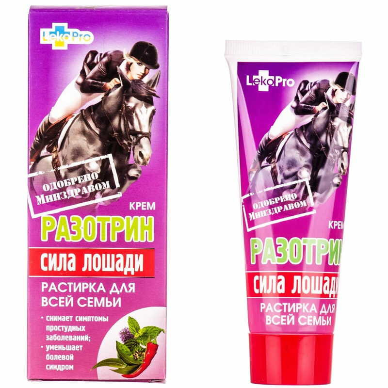 Konská sila Razotrin konská sila telový krém, 75ml - LekoPro