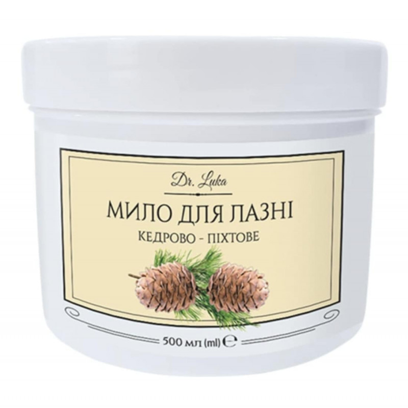 Mydlo na vlasy a telo 2v1 Céder + Jedľa, 500ml - Dr. Luka