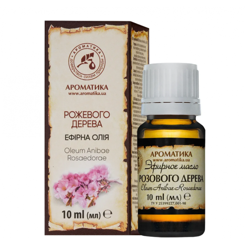 Ružové drevo esenciálny olej, 10ml - AROMATIKA