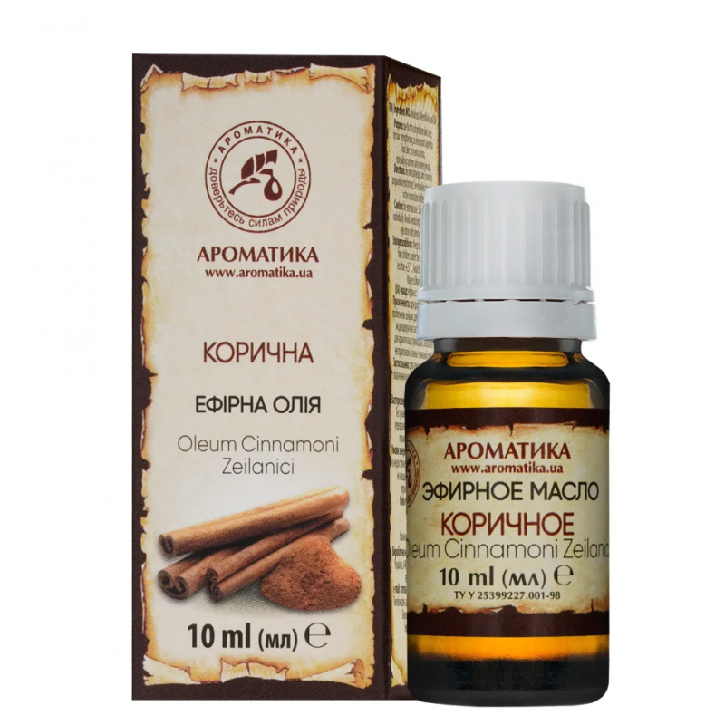 Škoricový esenciálny olej, 10ml - AROMATIKA