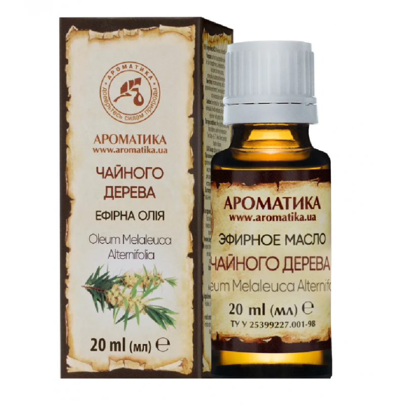 Čajovník esenciálny olej, 20ml - AROMATIKA