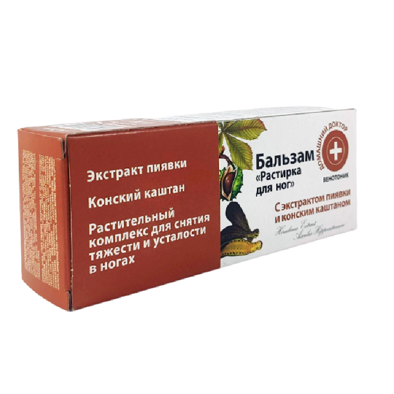 Balzam na nohy a žily s extraktom pijavíc a pagaštanu, 75 ml  - The Doctor