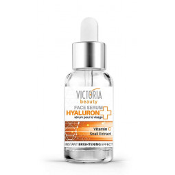 Hyalurón sérum s vitamínom C a slimačím extraktom, 20 ml - VICTORIA BEAUTY