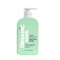 Tekuté mydlo na ruky s aloe vera, extraktom z matchy, vitamínom E,  300 ml  - Organic Mimi