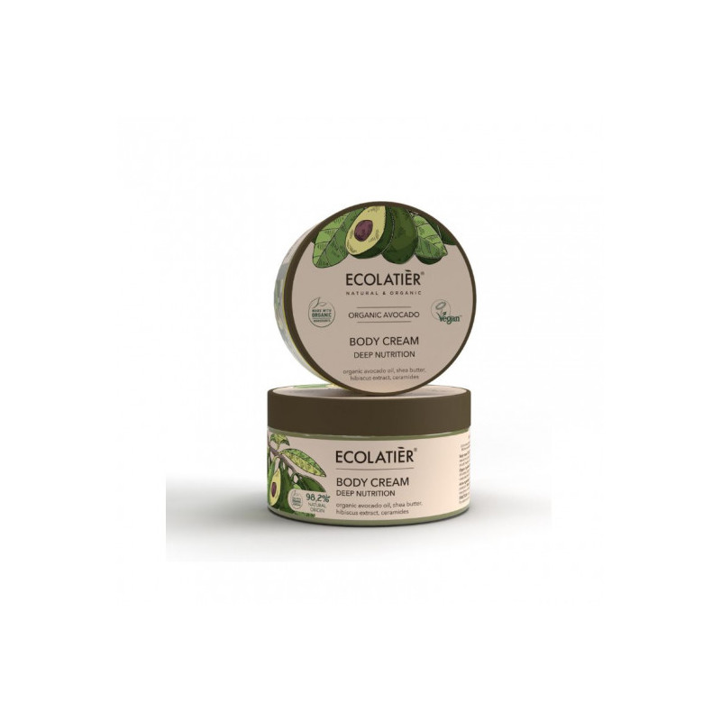 Telový krém s avokádom, 250 ml  - Ecolatier