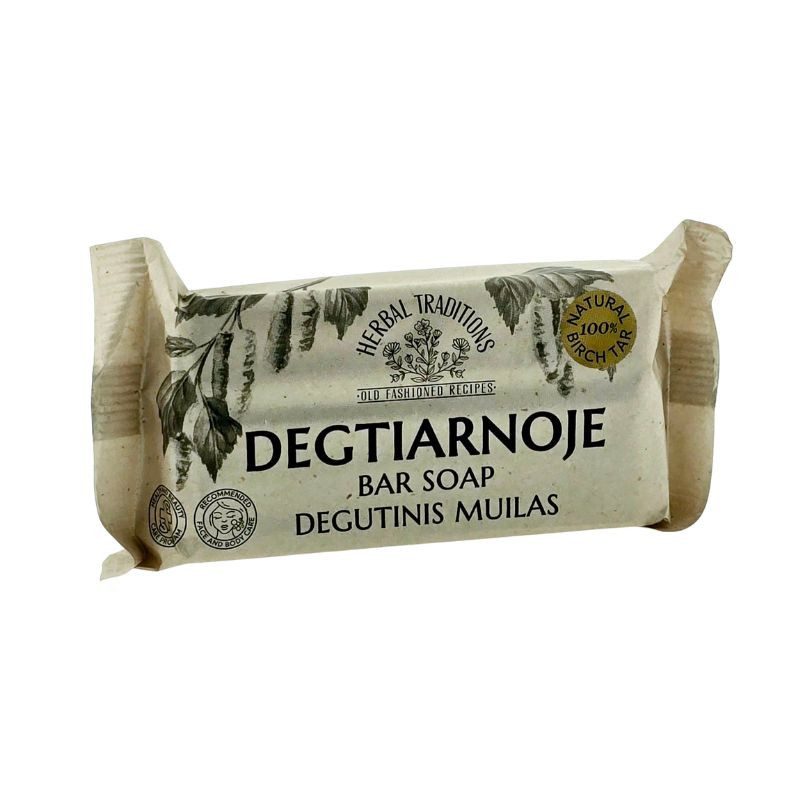 Dechtové tuhé mydlo na tvár a telo, 140g - Herbal Traditions