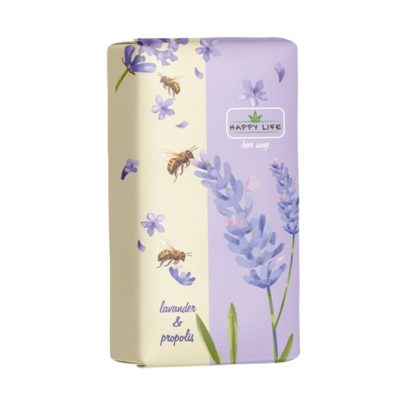 Tuhé mydlo s levanduľou a propolisom, 180 g - Happy Life
