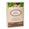 Indická henna 100% prírodná  tmavo hnedá, 100g - ELFARM