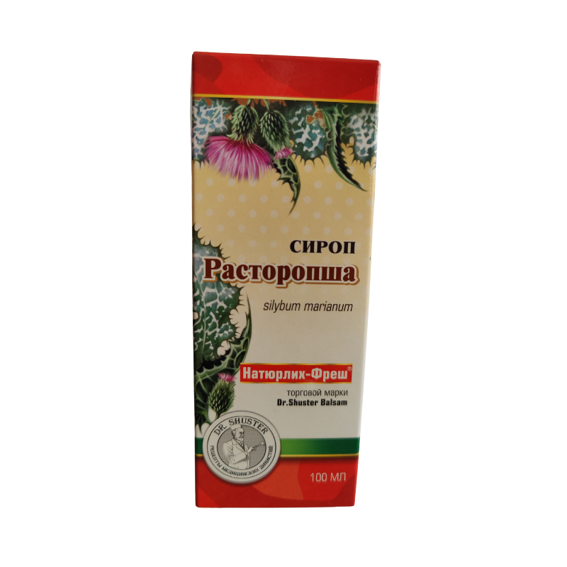 Sirup Ostropestrec mariánsky, 100 ml -  Shuster