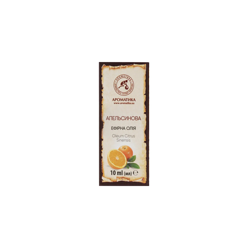 Pomarančový esenciálny olej, 10 ml - Aromatika